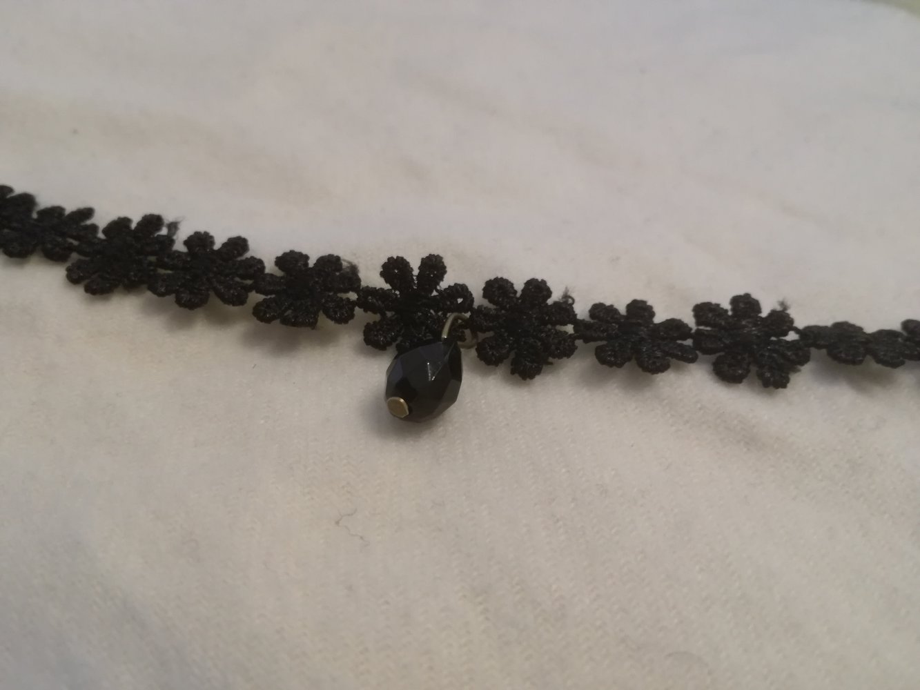 Chocker schwarz mit Anhänger