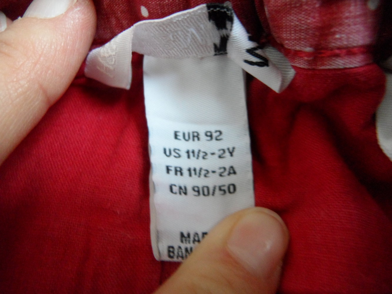 H&M beliebte Cordhose Herzknie Gr. 92