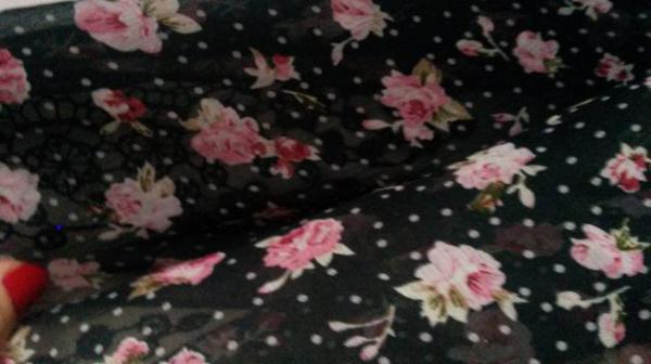 leichtes Blümchentuch