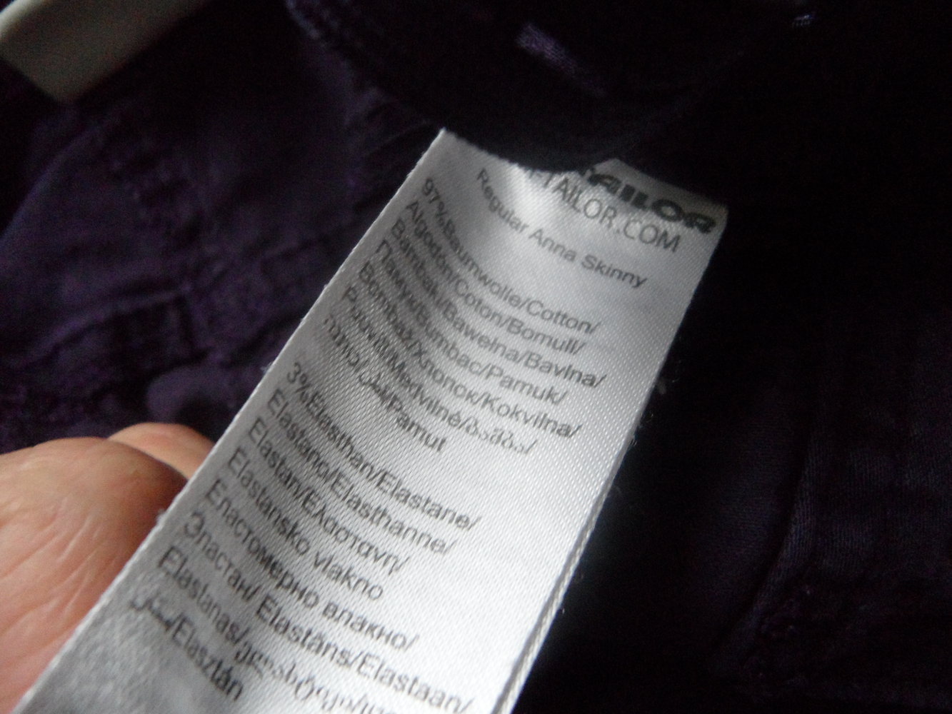 Tom Tailor lila Hose Chino Jeans