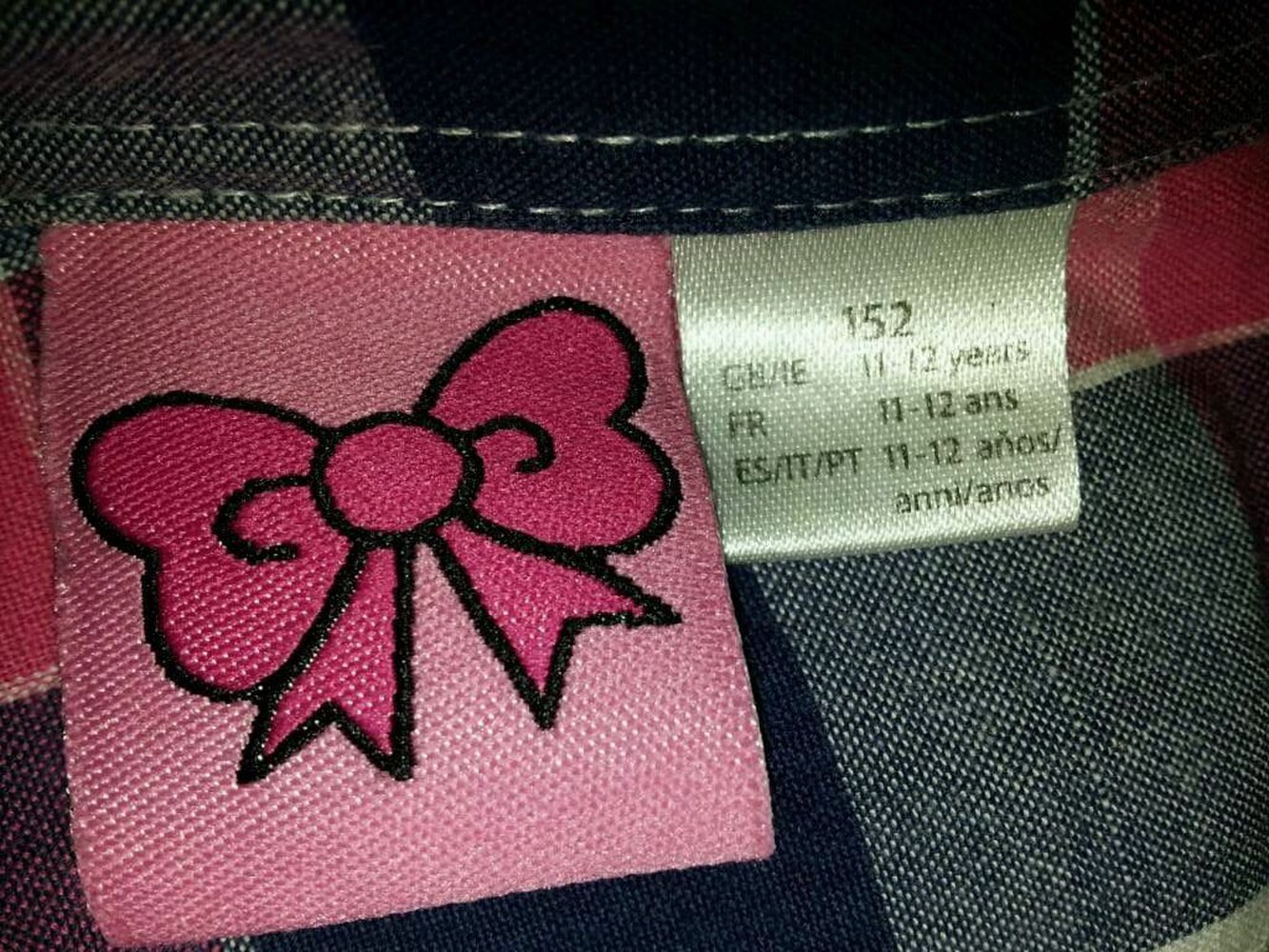 Karierte Mädchen Hemd