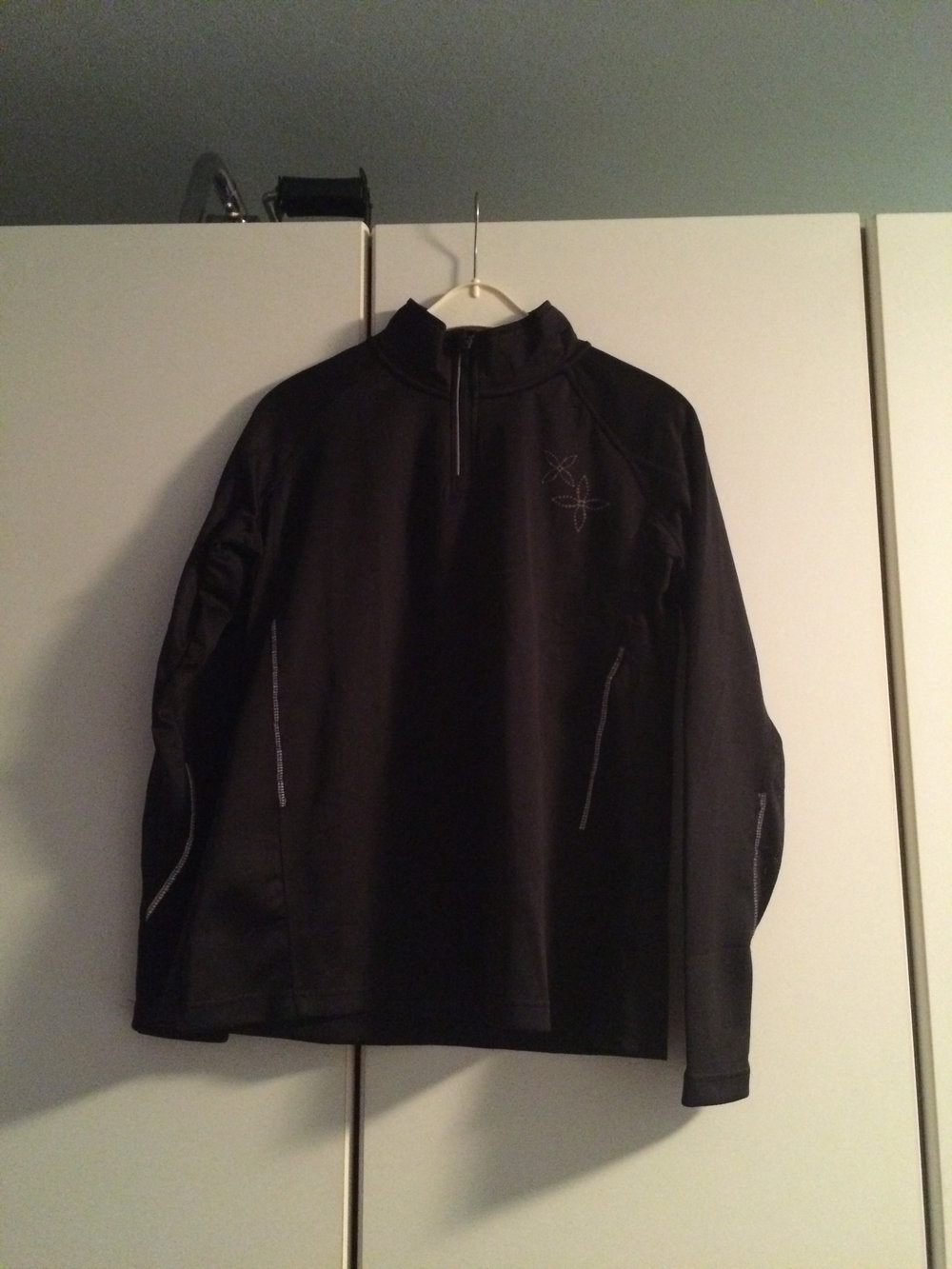 Sport-Longshirt/Longsleeve - schwarz Grösse 40/42