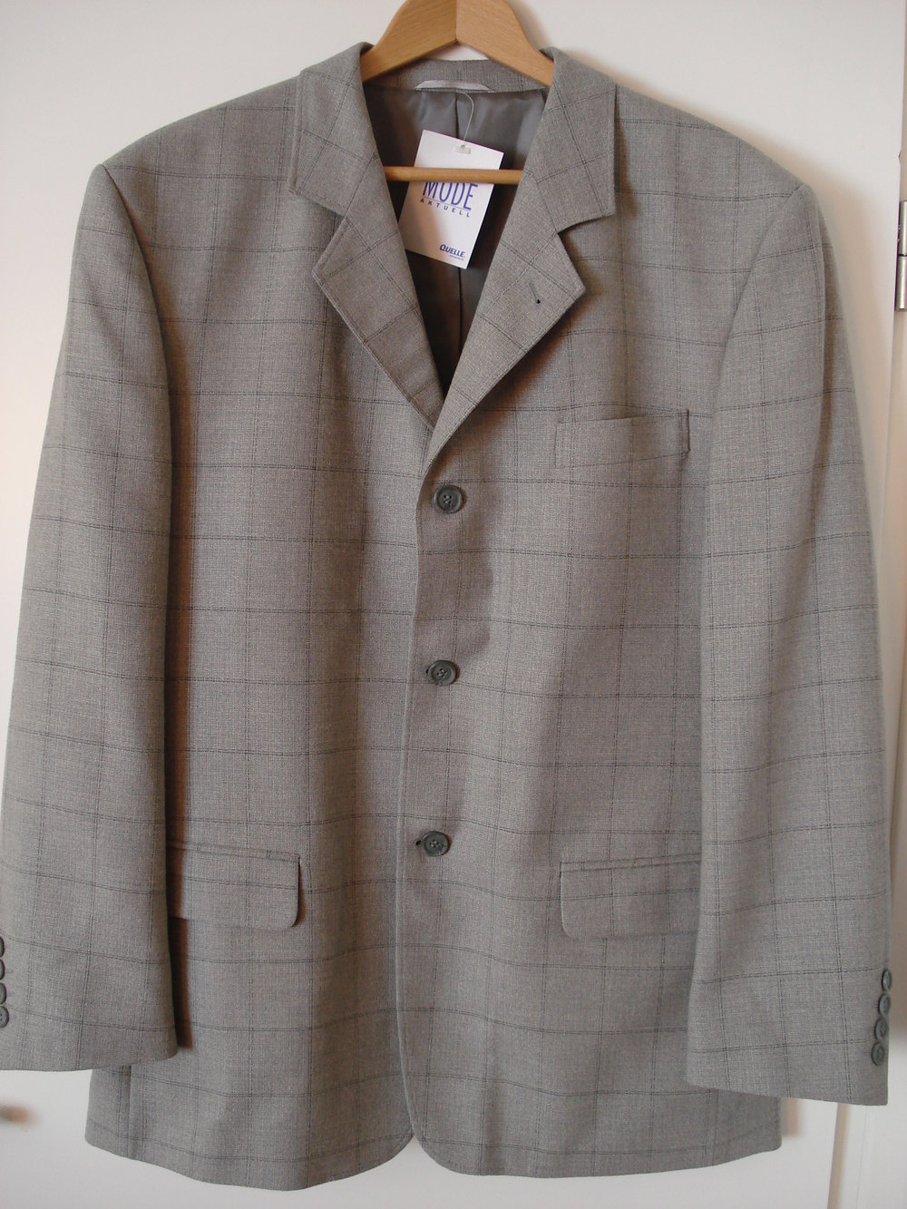 grau-kariertes Sakko