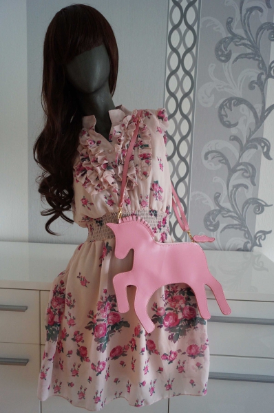 Lolita Cosplay Einhorn Pferd Tasche in ROT