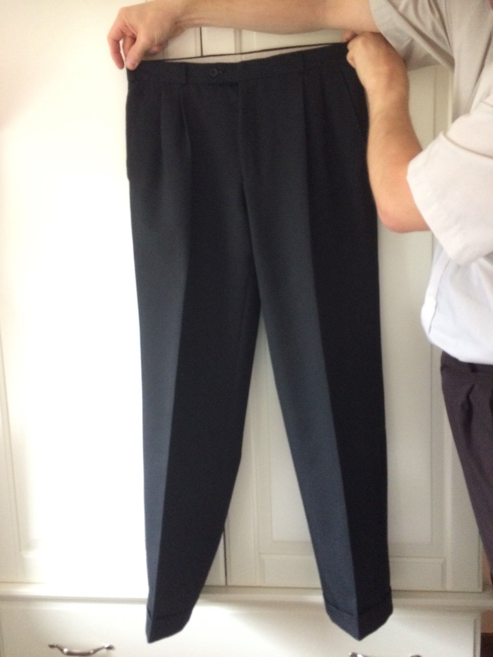 Anzugshose schwarz Gr. 48