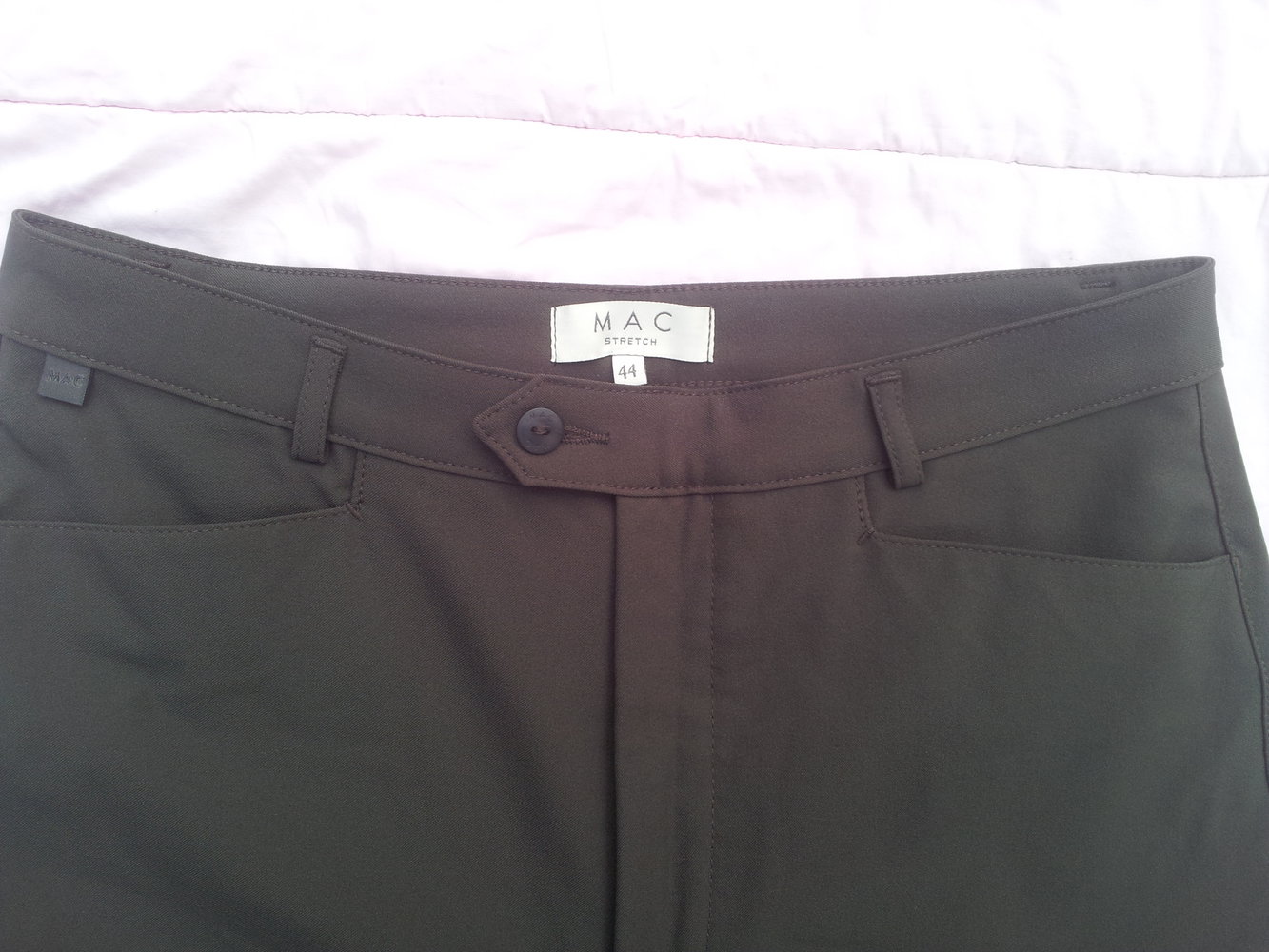 Stoffhose Caprihose MAC braun Gr. 44 /24 NEU 