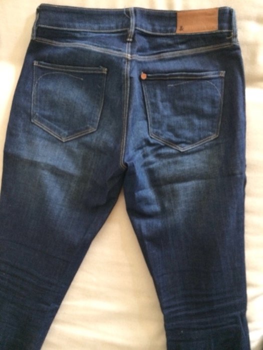 Röhrenjeans H&M used look Größe 25