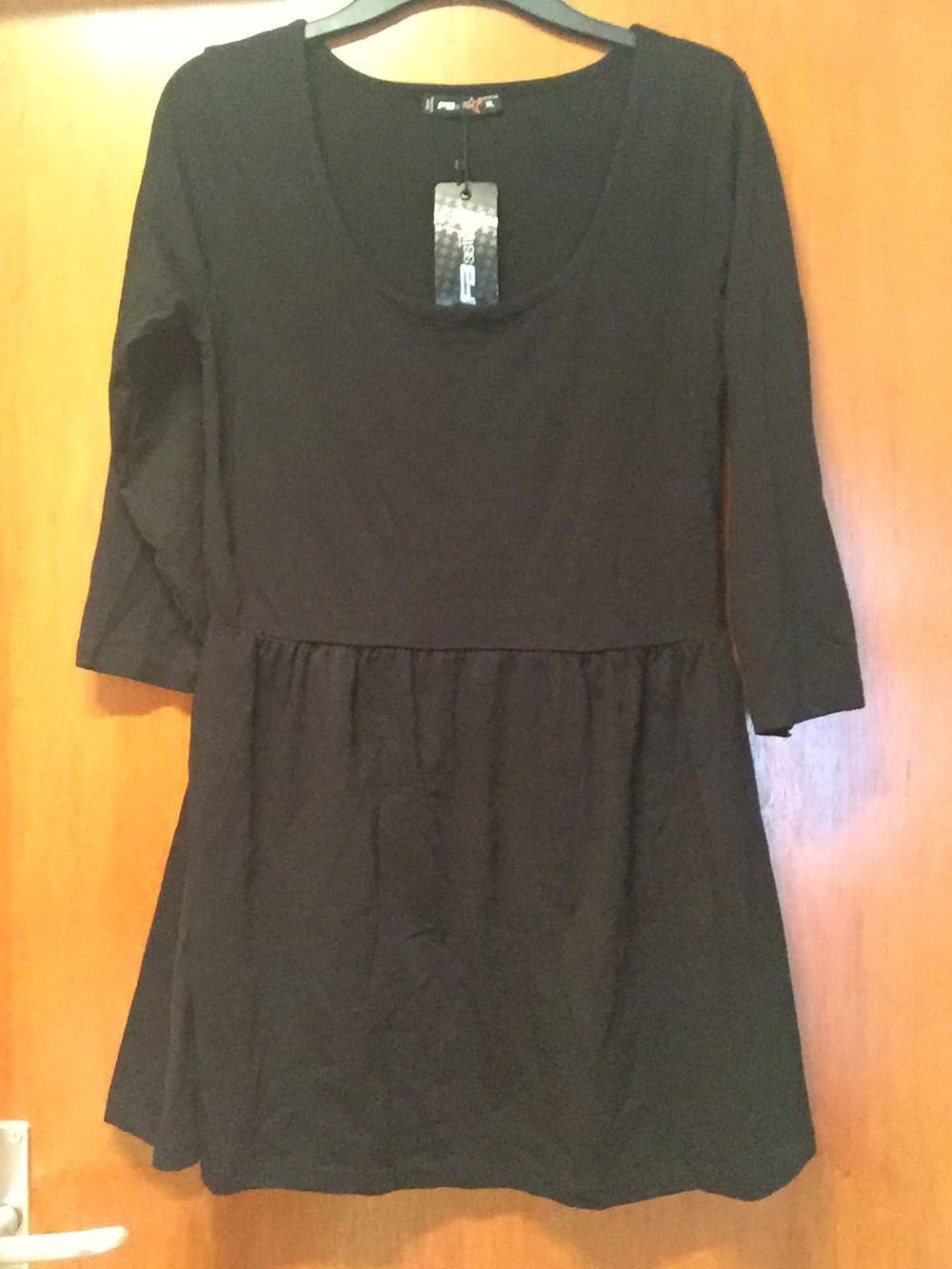 Jerseykleid Schwarz NEU