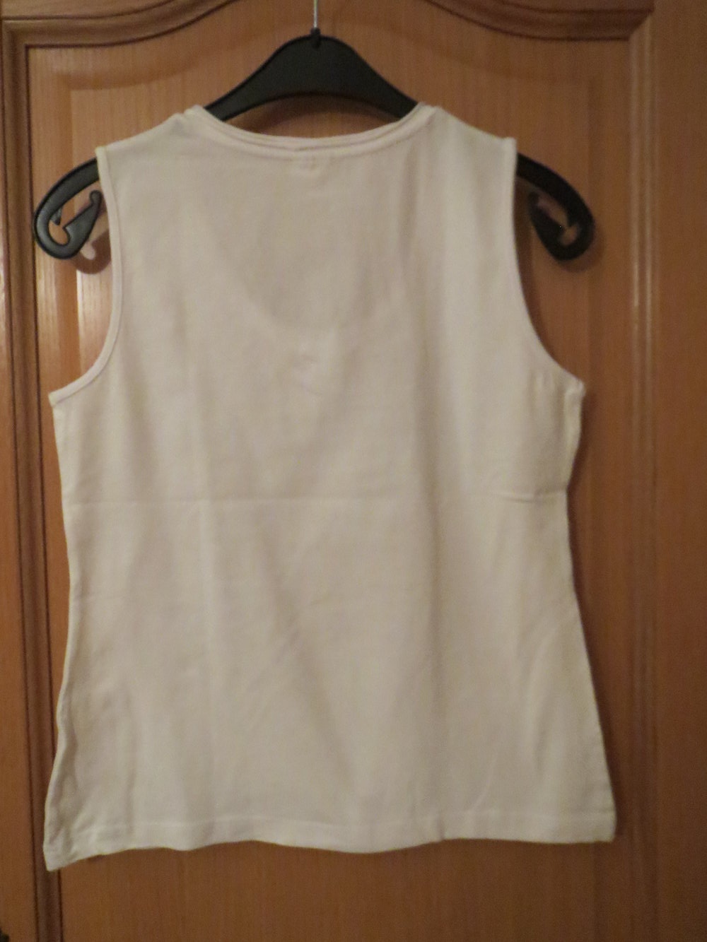 Top, Sommertop, Gr.38/S, weiß-creme, stretch