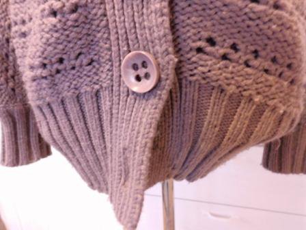 Dicke lila Strickjack