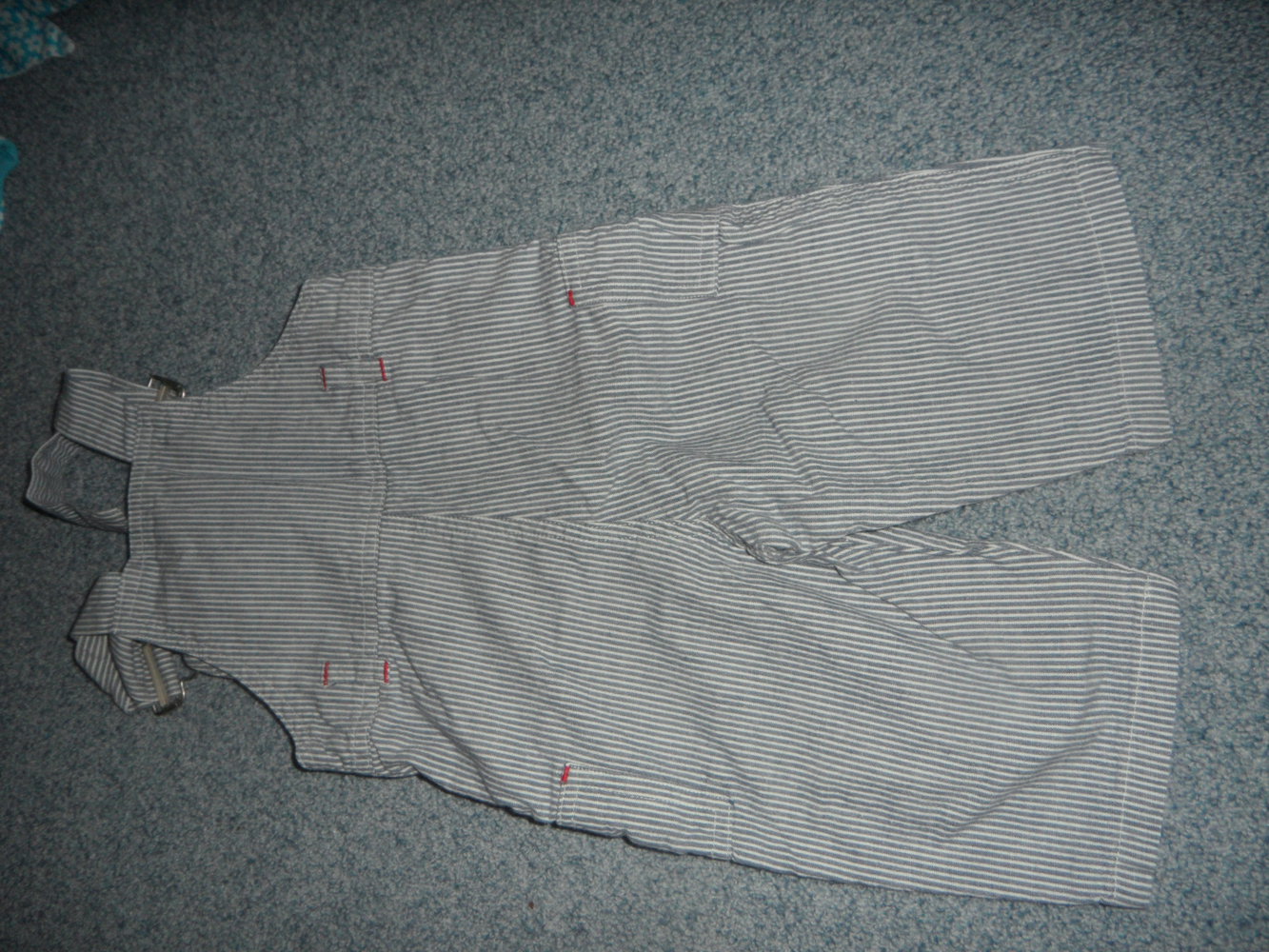 maritime Latzhose Sommer gestreift Gr. 62/68