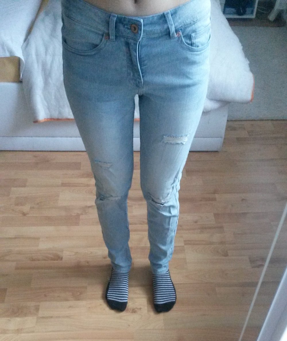 Jeans im Destroy Look Gr. 36