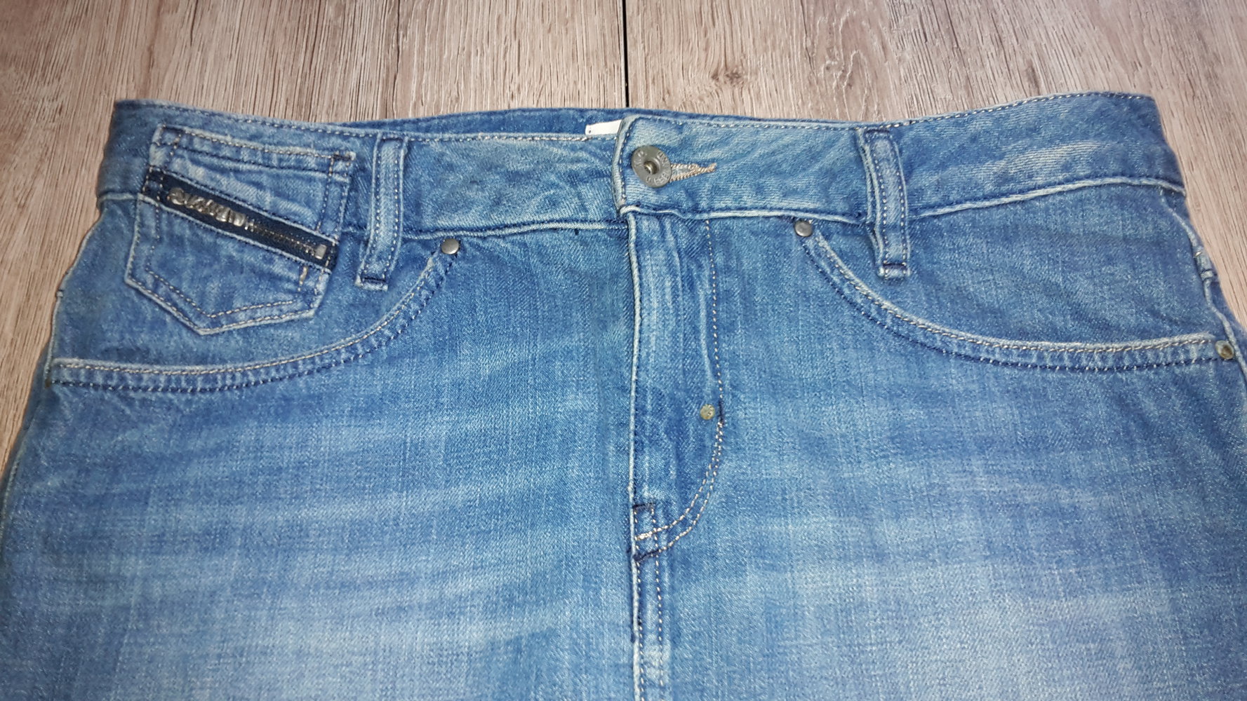 Diesel Jeans Rock blau Gr.36/S sexy minirock Sommer top used 