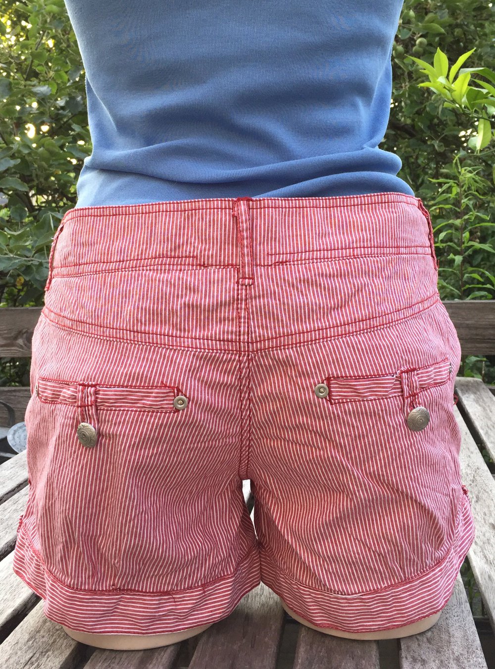 HOTPANTS maritim SHORTS gestreift Gr. L