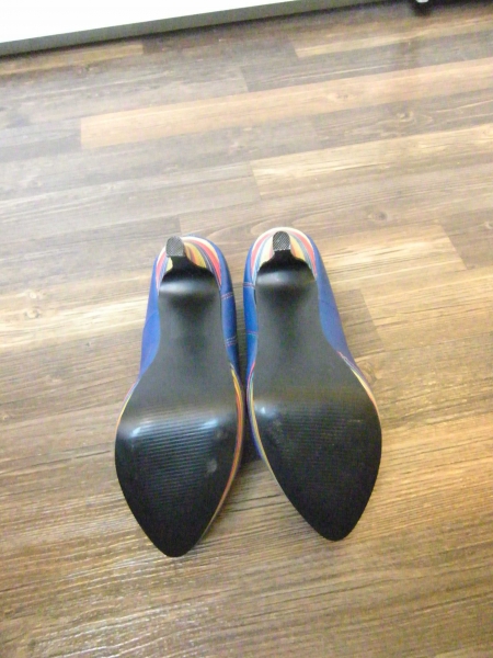 NEU HighHeels blue&rainbow NEU