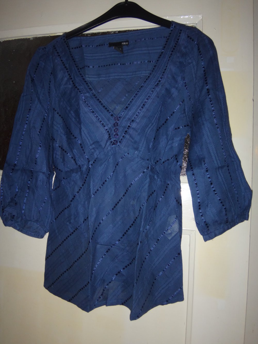 blaue Bluse, Größe 36