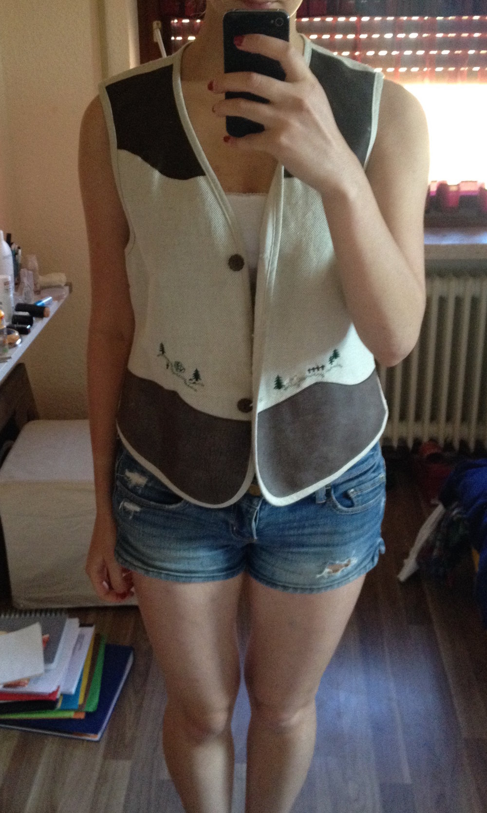 meico Weste Landhaus Look