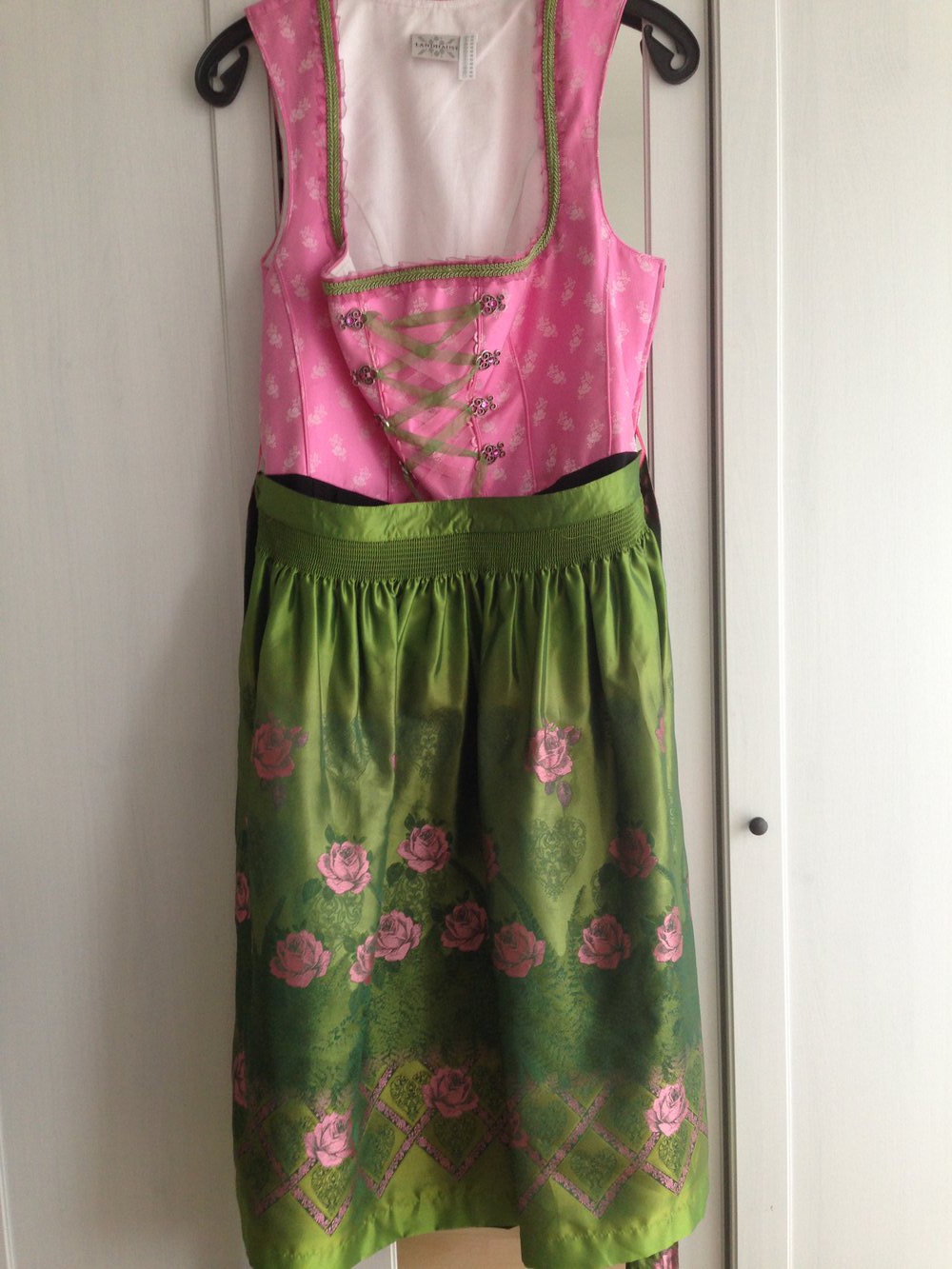 Dirndl rosa-grün von C&A Landhaus