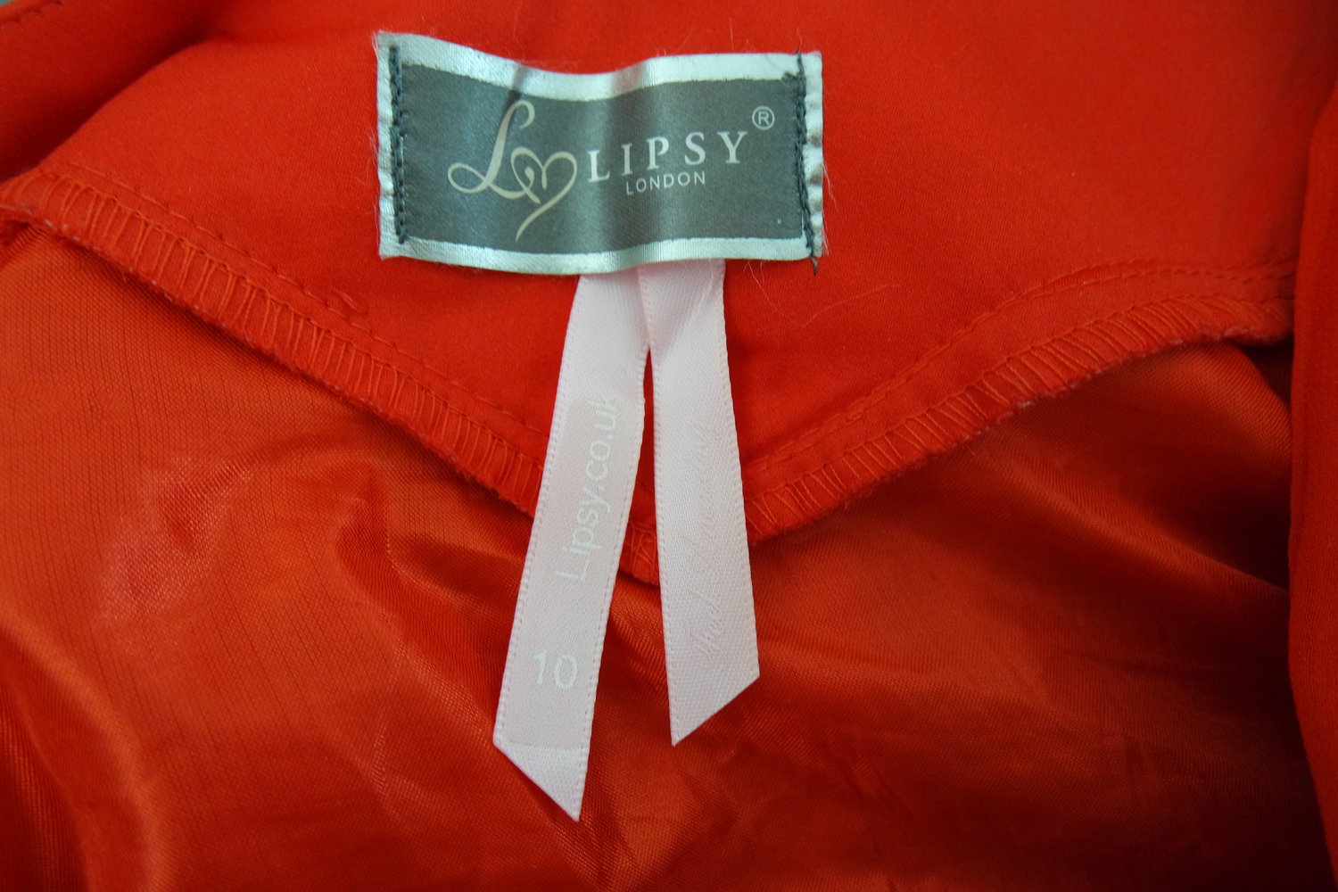 Cocktailkleid Glitzer Rot Pailletten Gr. 10 - 36 Lipsy London 