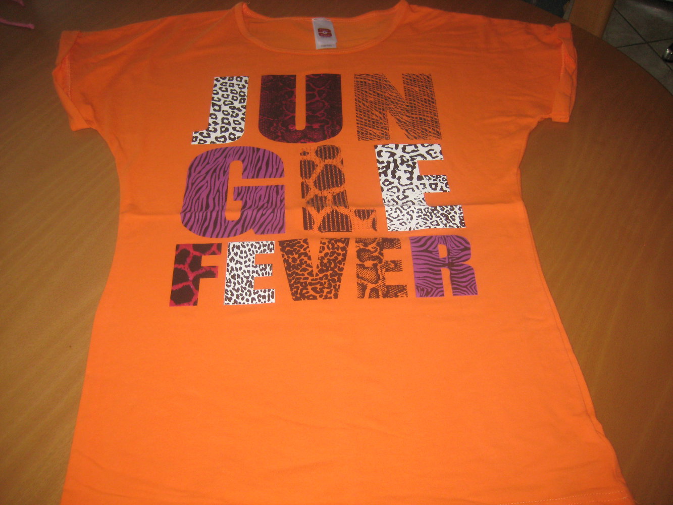 Long-T-Shirt, bedruckt + Glitzer-Look, #Größe 158 # here+there