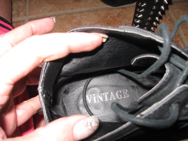 *** Org. Vintage Stiefeletten mit Nieten ***