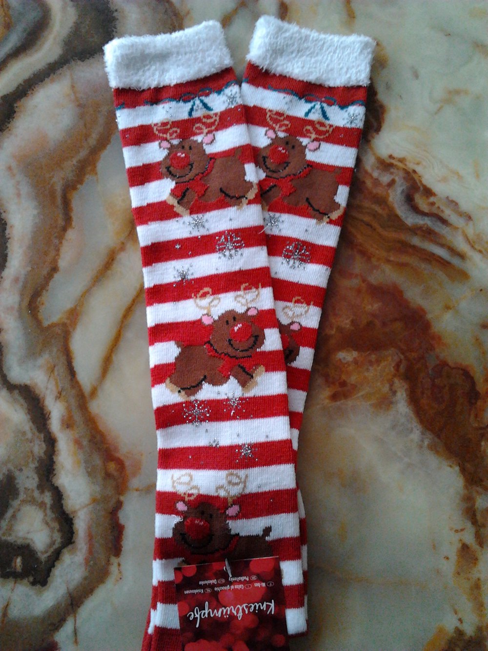 Super schöne Weihnachts- Kniestrümpfe Gr. 23-26