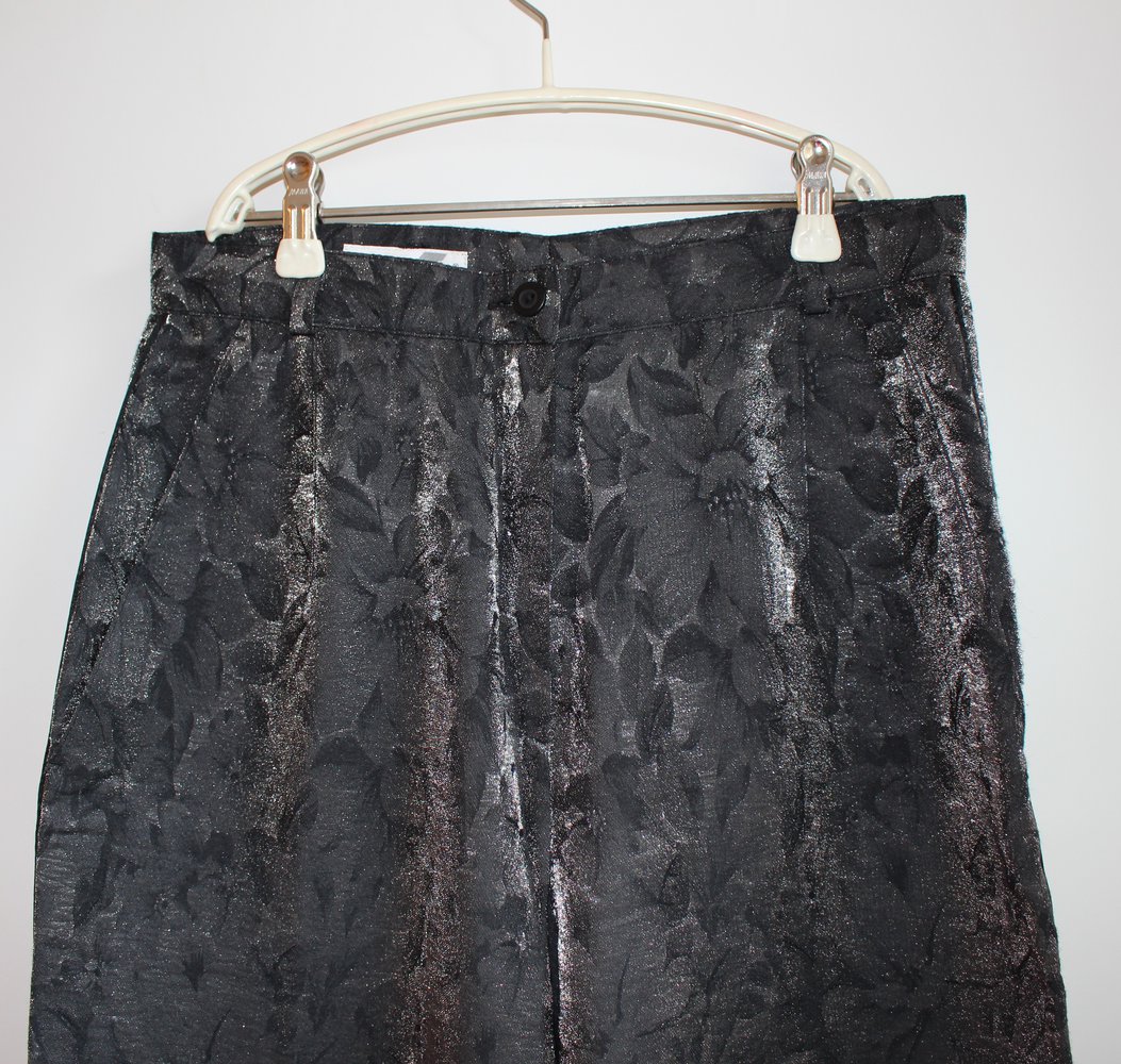 157. Festliche Hose von Michéle, Gr. 38, graphitfarben