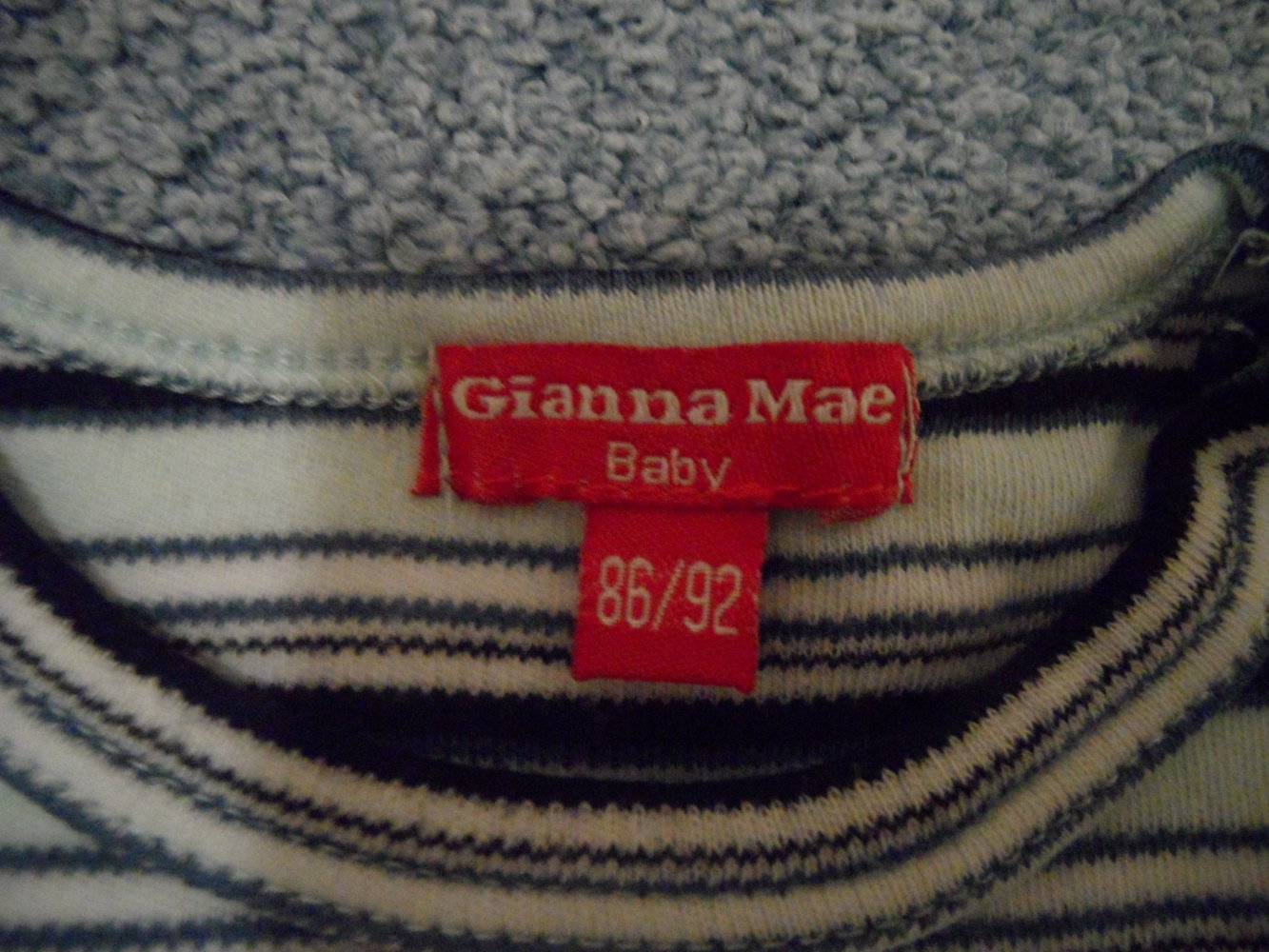 Gianna Mae schönes ganz weiches Ringel-Langarmshirt