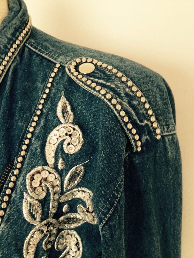 RARITÄT Exclusive Vintage Blogger Jeansjacke 