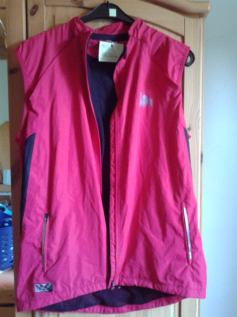 tolle Jacke, rot, Regenjacke, ärmellos, neu, XXL, Herbst, Frühling, Übergangsjacke