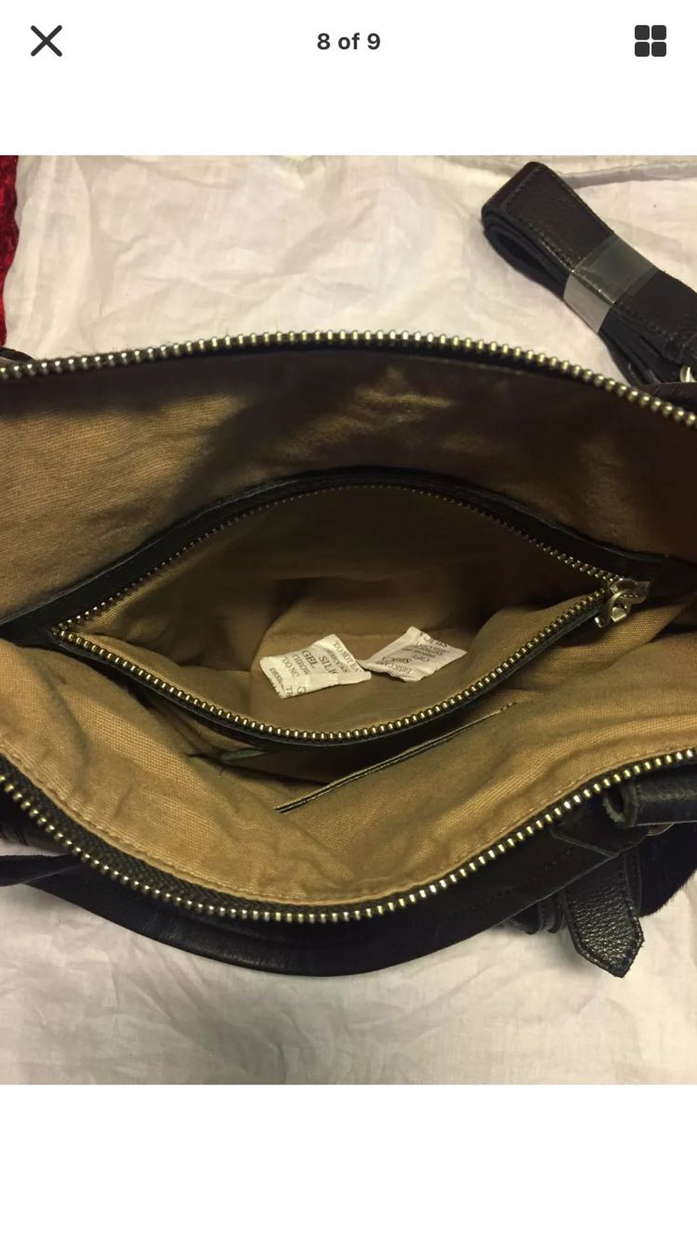 Liebeskind tasche schwarz leder fell