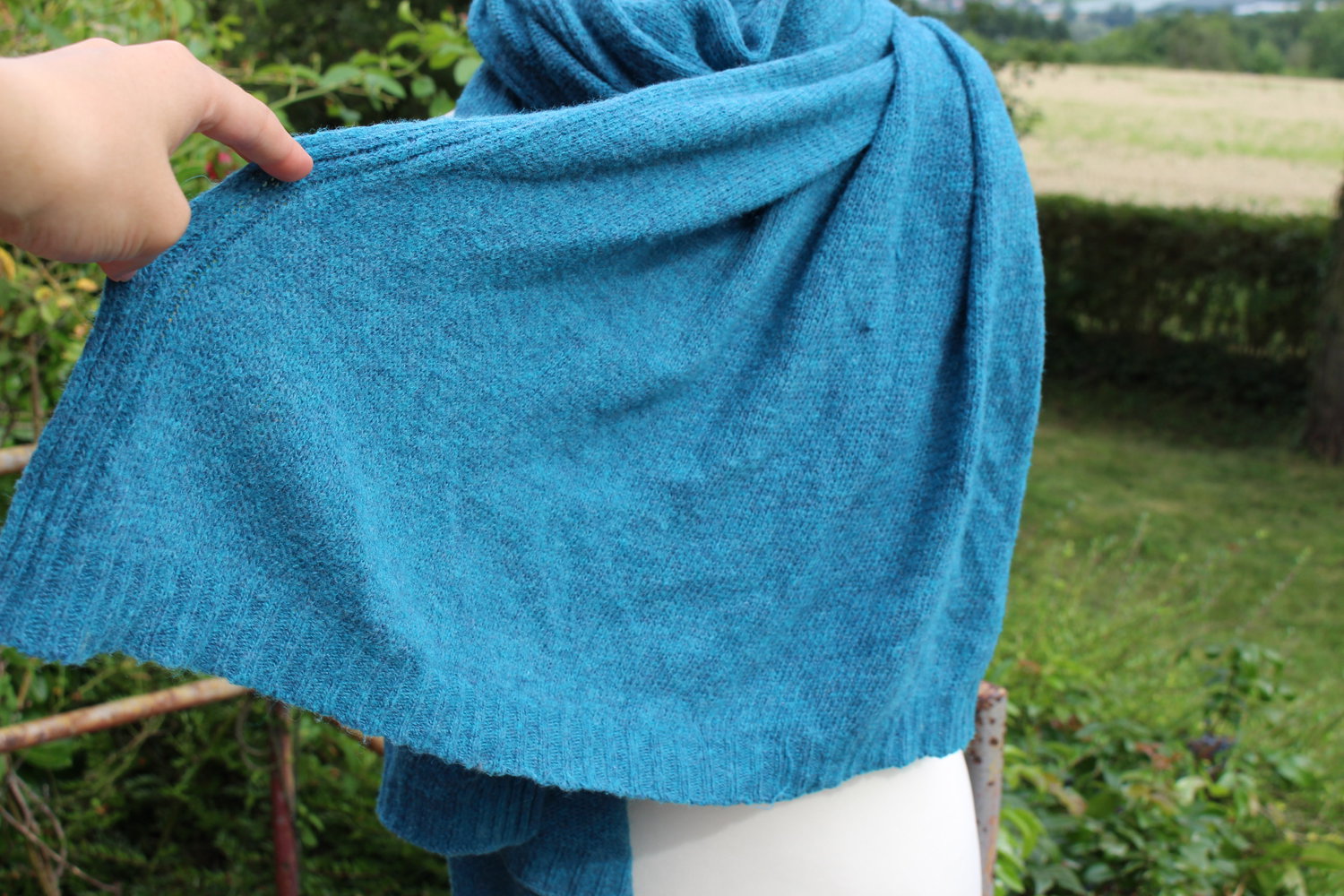 türkisener Winter- Schal