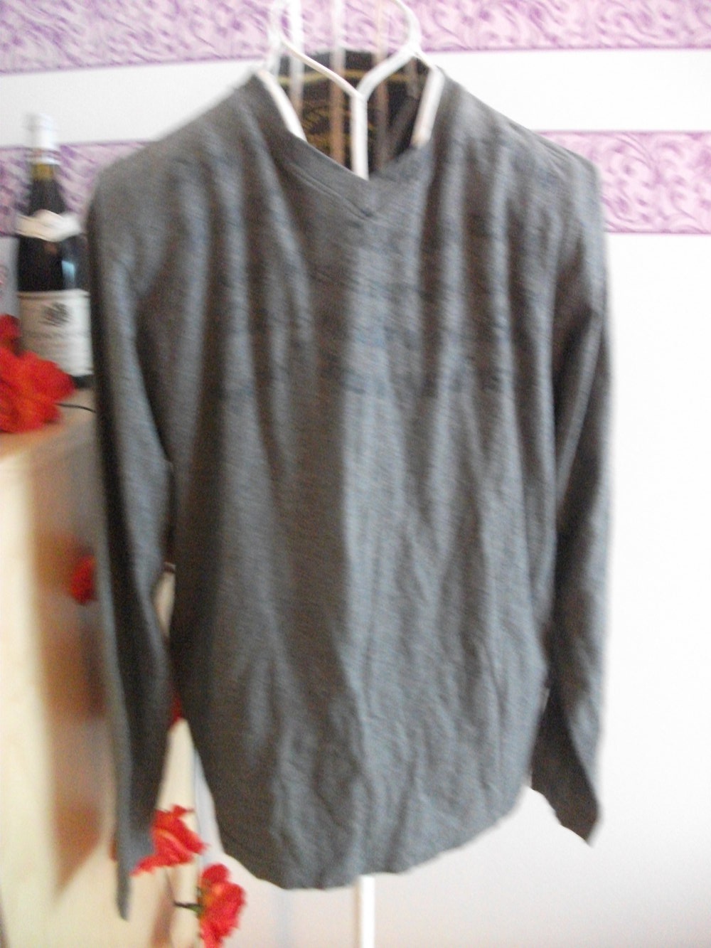 graues Longsleeve von Authentic Orange