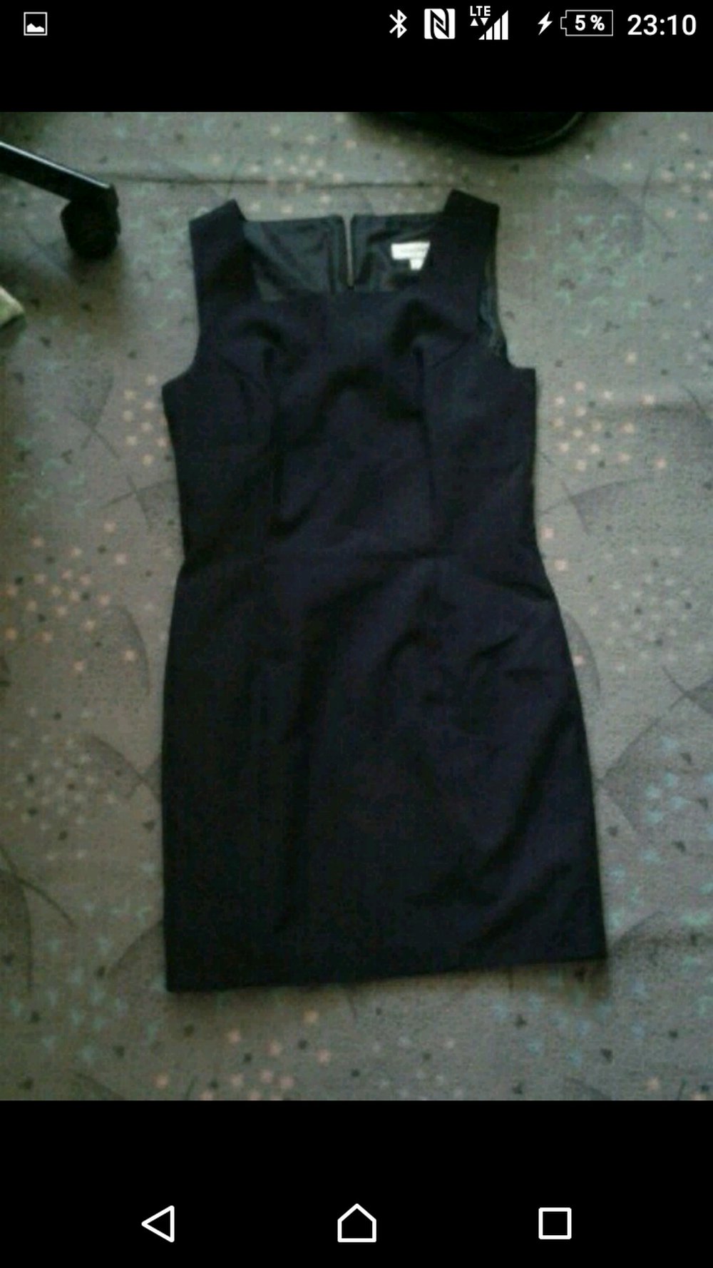 Blaues süßes Etuikleid Minikleid kurz 