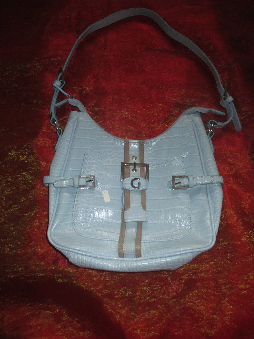 NEU mit ETIKETT * Kroko- Style * Lack- Leder * Umhänge * Henkel * Hand- Tasche * Bag * Tote 