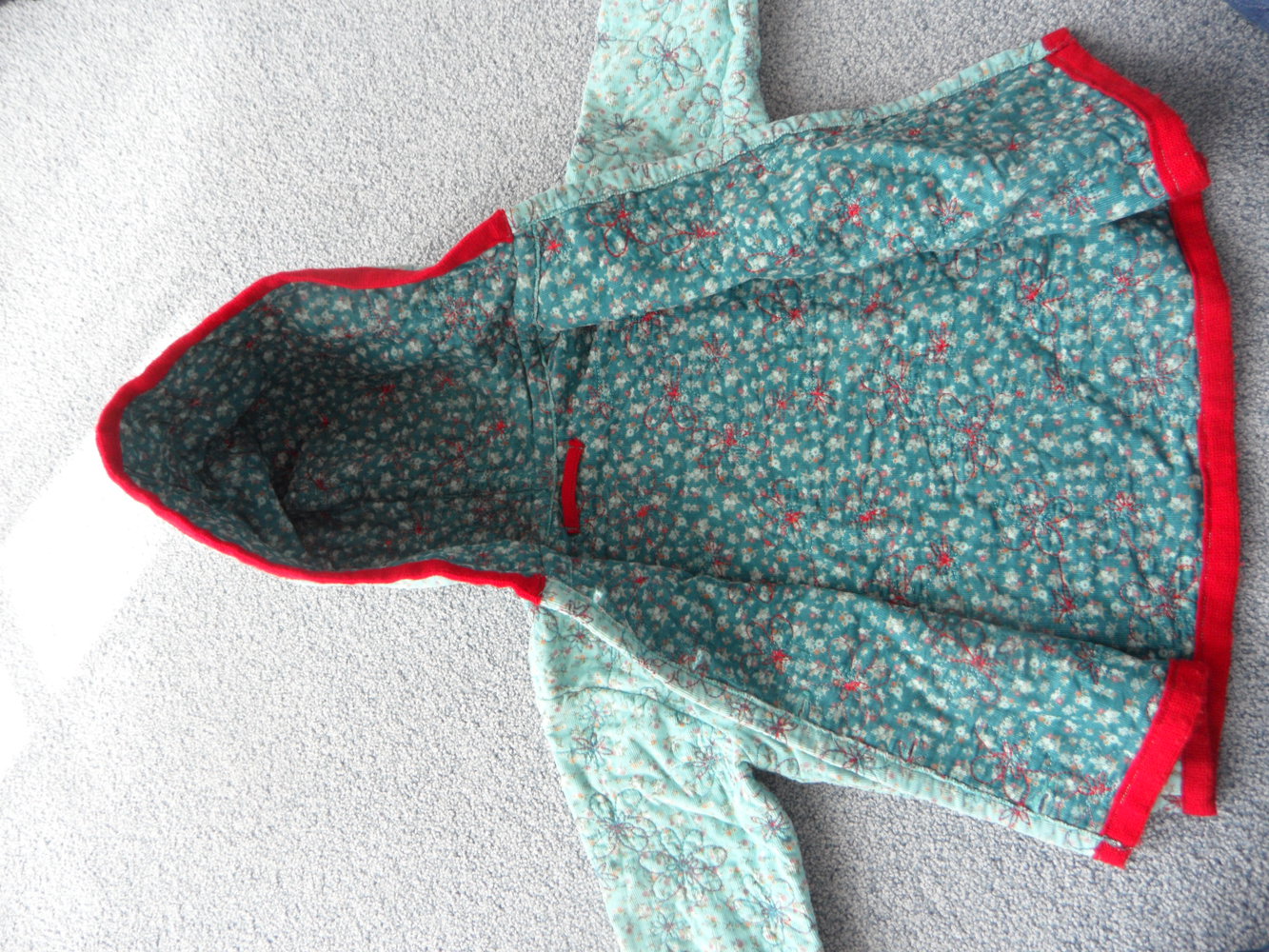 Unikat DIY Dawanda Mantel Jacke Gr. 86/92/98