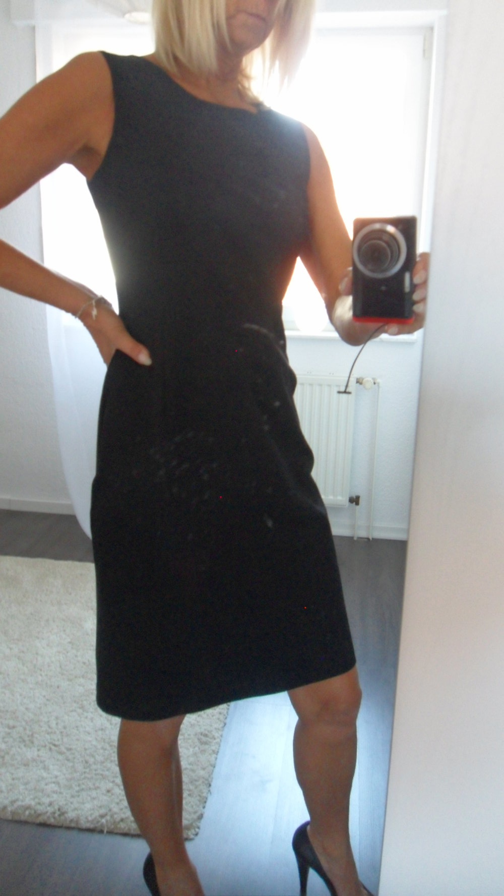 Schwarzes schlichtes Businesskleid - Etuikleid von Orsay in Gr. 40 - Wie neu - 