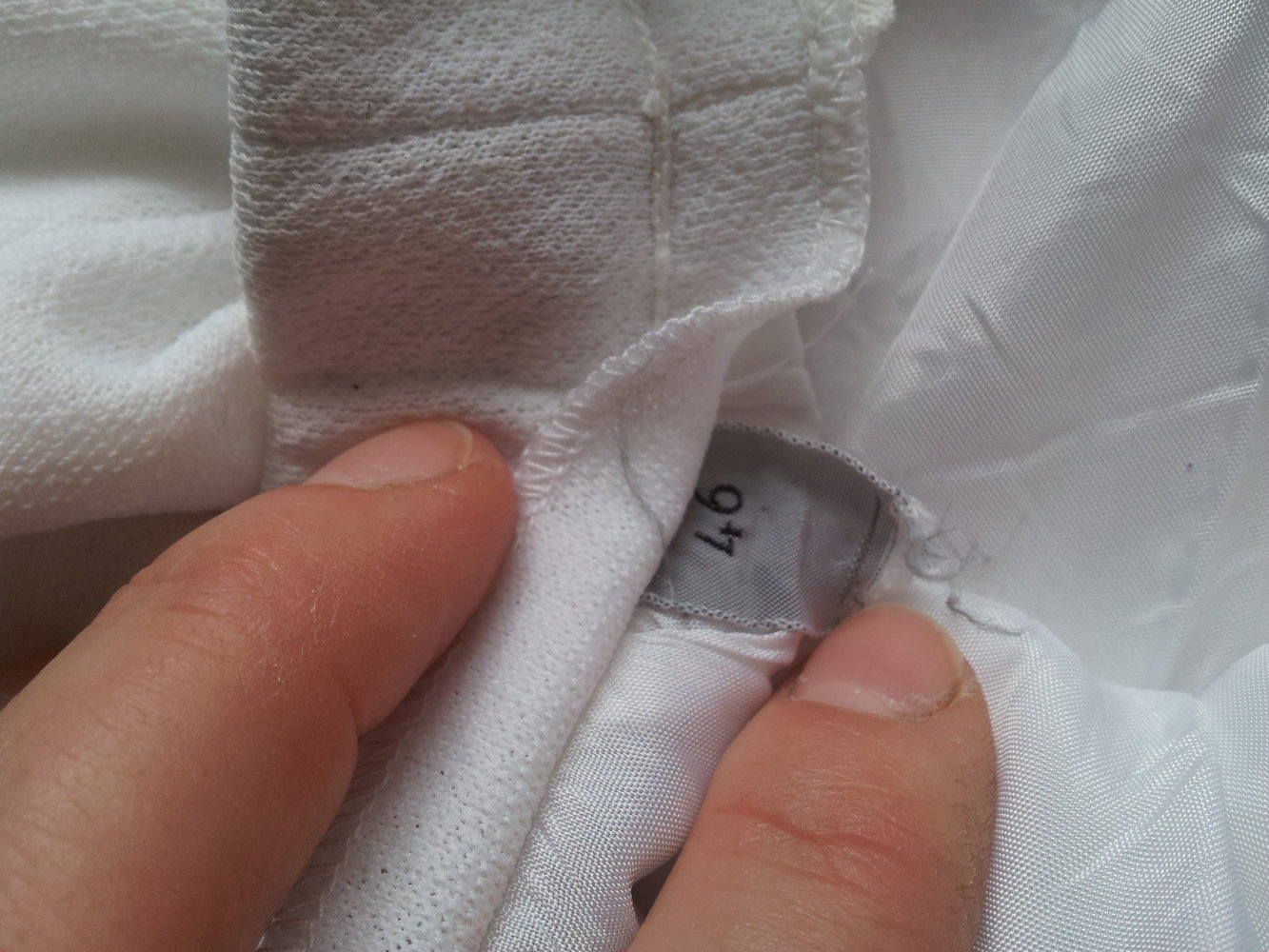 Rock weiß Gr. 44 Gummibund