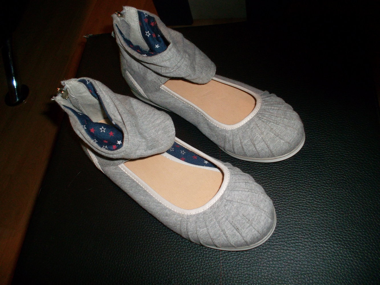 graue neue schuhe,gr. 37