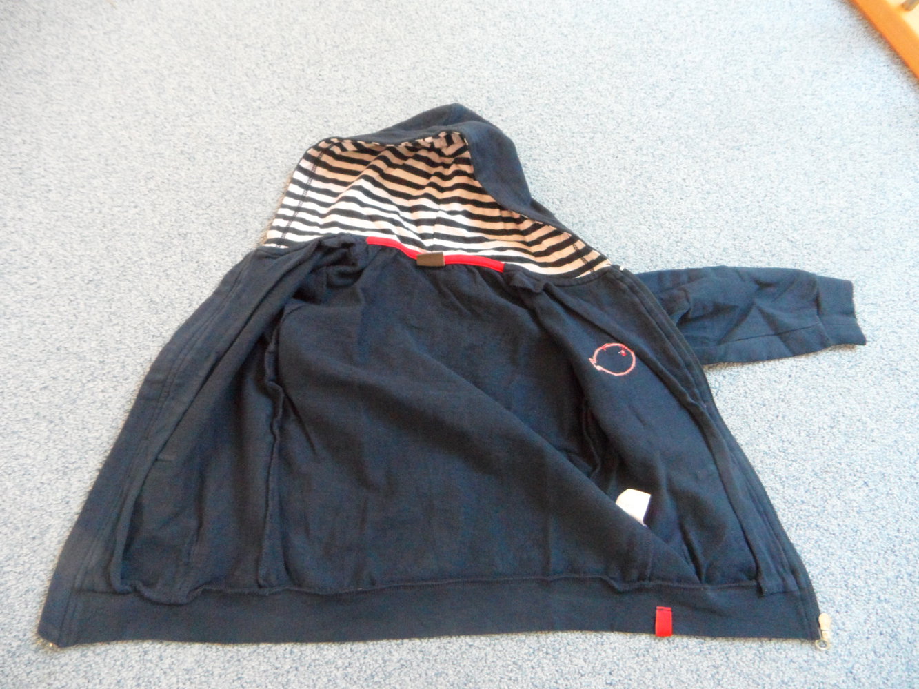 Schiesser Sweatjacke maritim Gr. 86/92