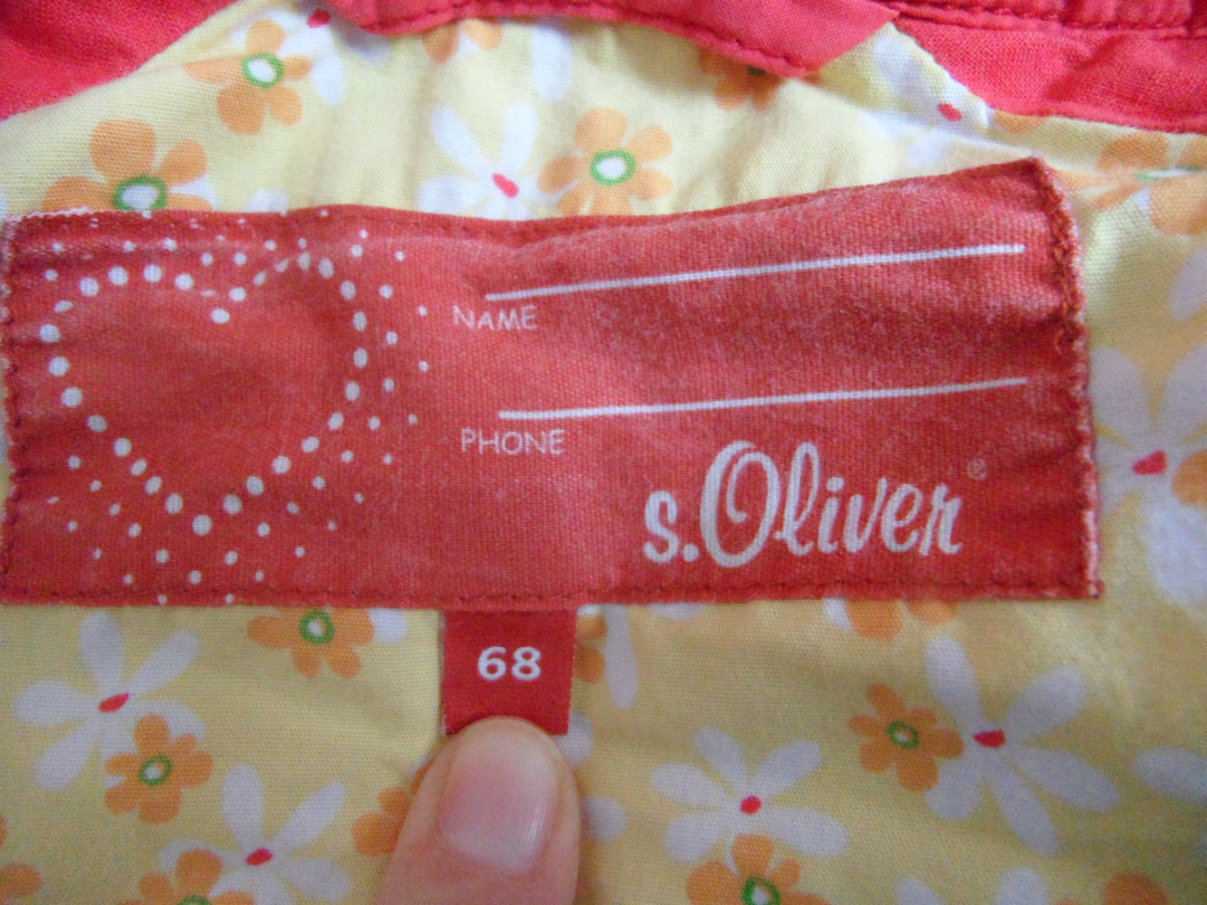 s.Oliver süße Jacke für Frühling und Sommer Rüschen