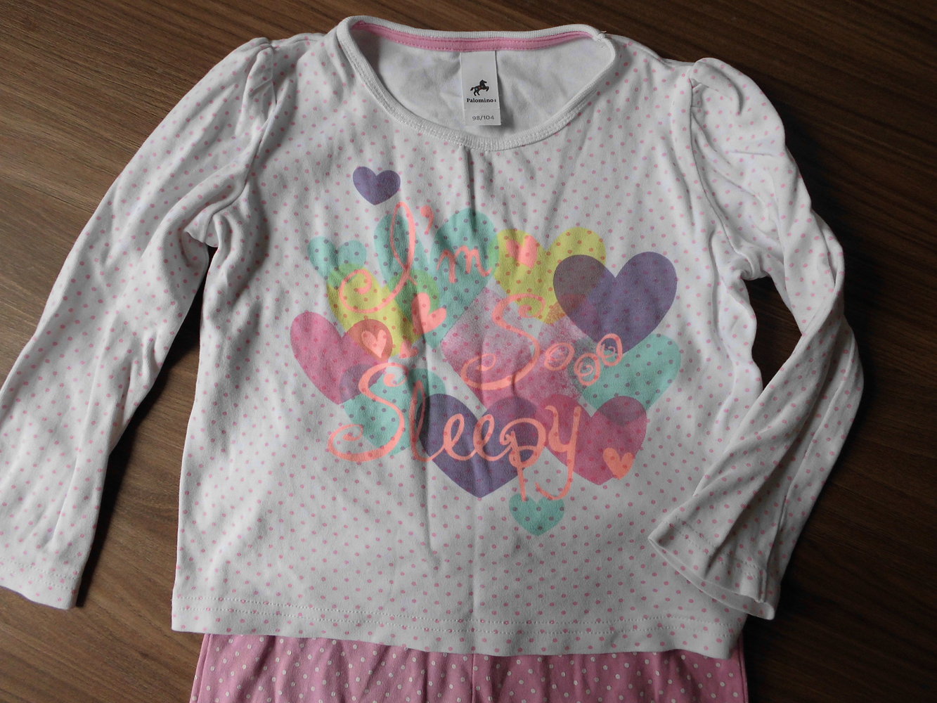 Herzenschlafanzug Gr. 98/104
