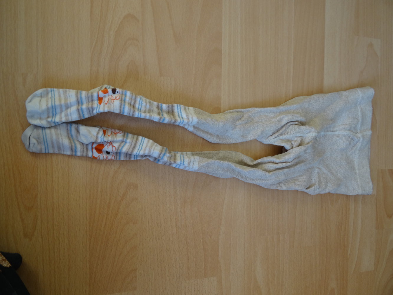 Strumpfhose Gr. 86/92 beige