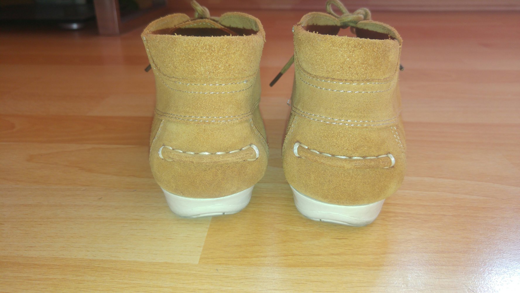 Peckott Denim Wildleder - Boots, Schuhe, Schnürboots Gr.38