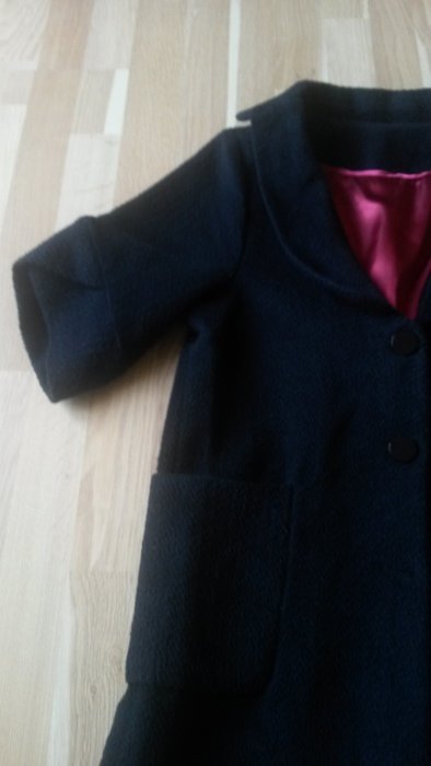 Warmer süßer Mantel (Dunkelblau)