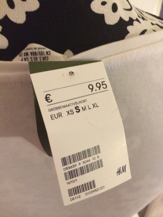 Weißes Longsleeve Pullover Shirt H&M