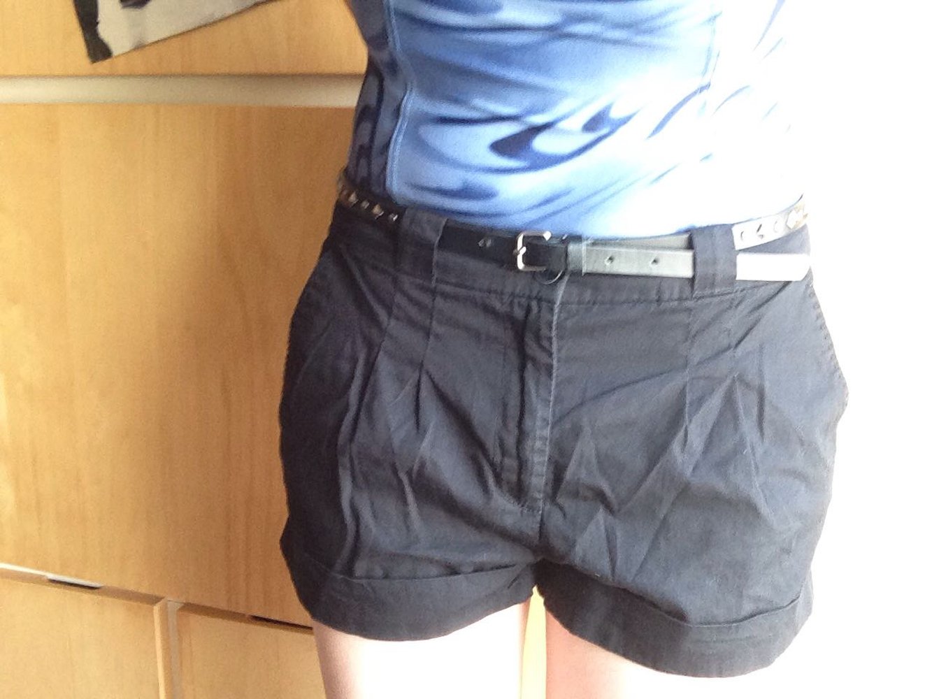 Schwarze Shorts von H&M 