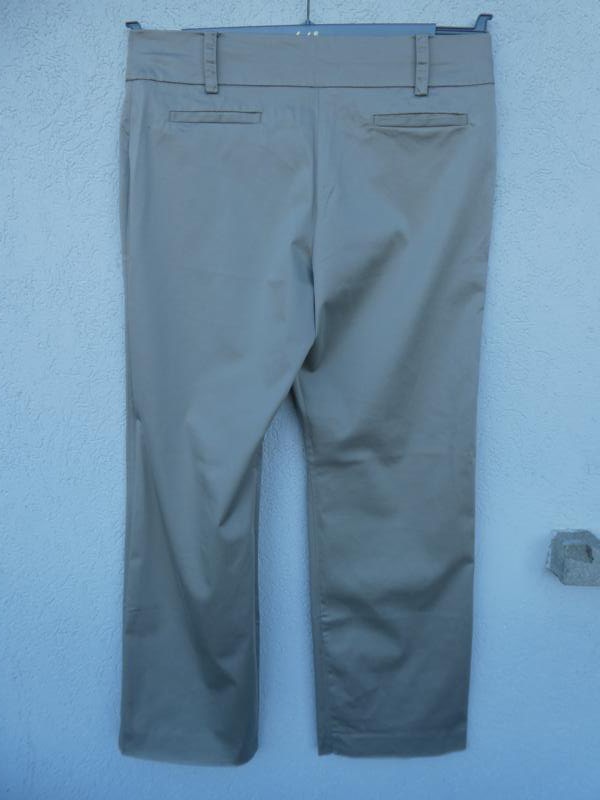 Esprit – Damen-Hose, beige mit Glanz - Gebraucht