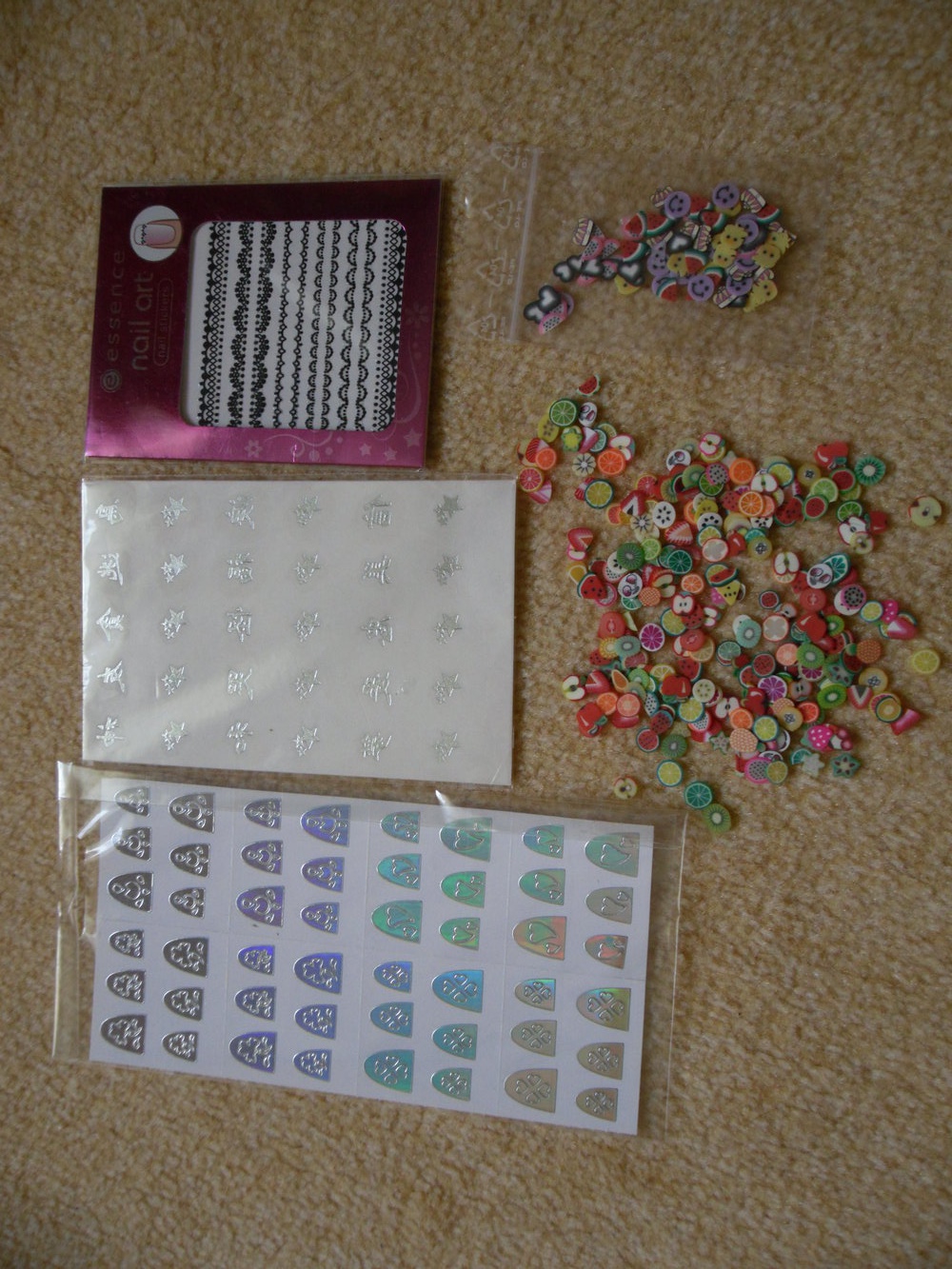 verscheidene Nagelsticker