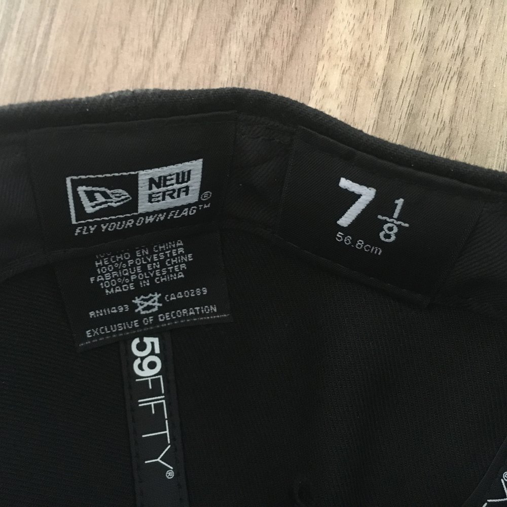 Seattle Seahawks Fitted Cap Käppie Schwarz/Grau